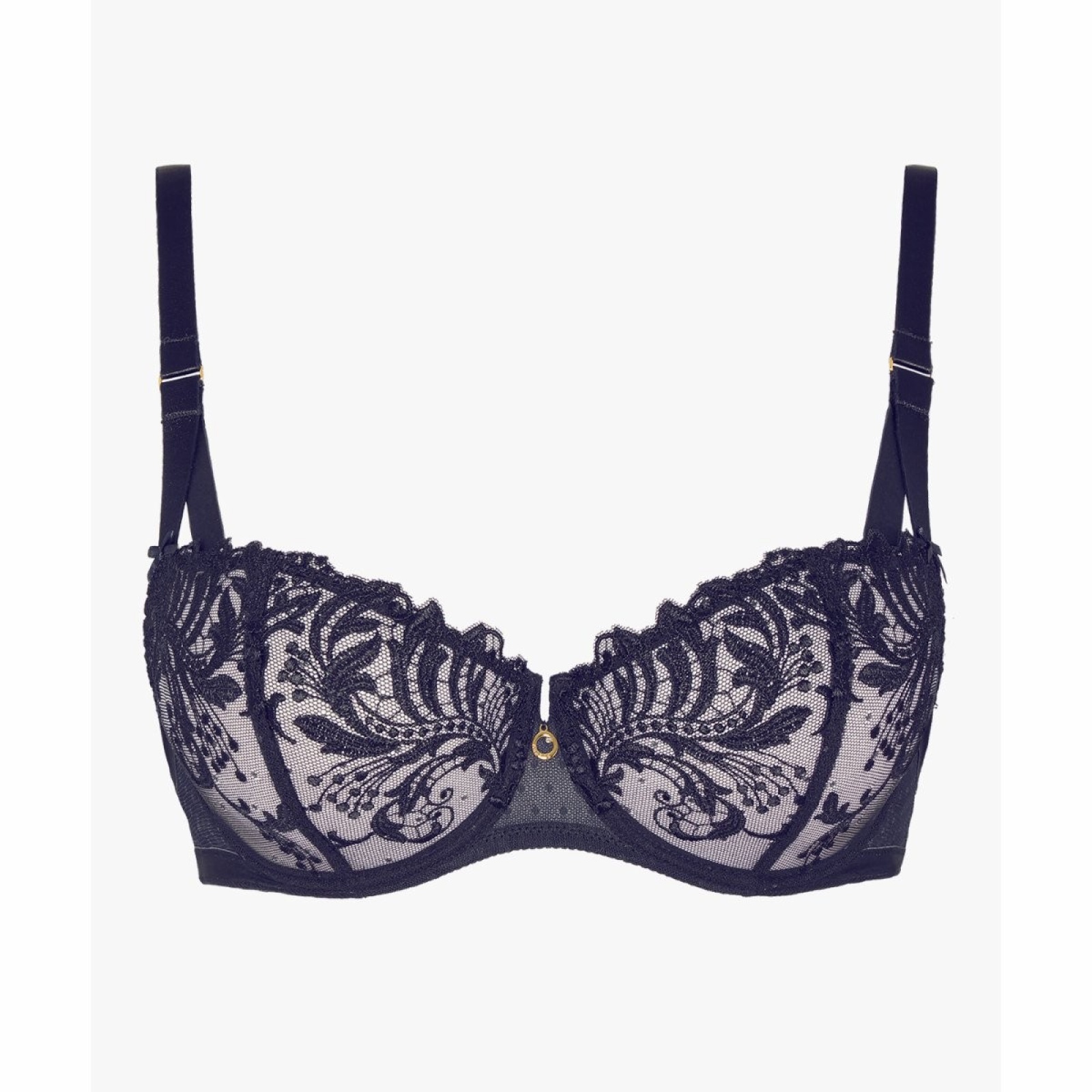 Aubade Femme Passion Soutien Gorge Corbeille Noir Effetdesoi