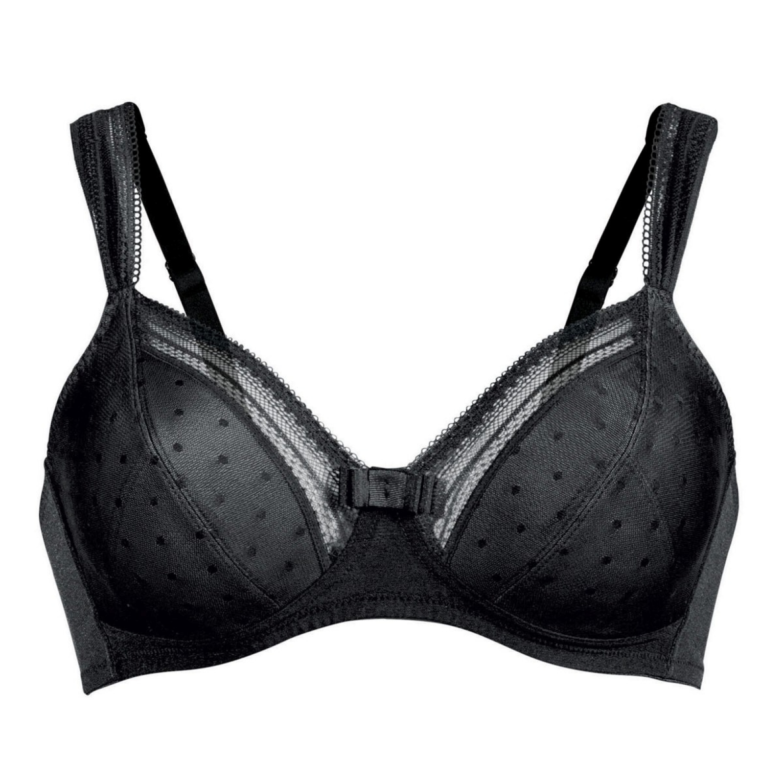 Soutien Gorge Sans Armatures Rosa Faia Emily Noir Effetdesoi