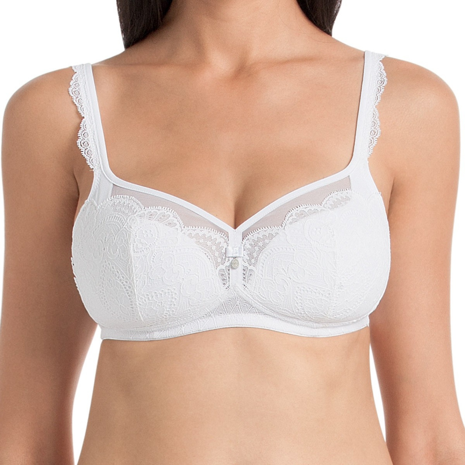 Soutien Gorge Sans Armatures Rosa Faia Selma Blanc Effetdesoi