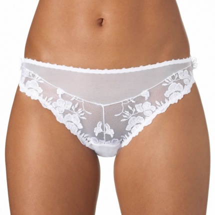 Slip Brsilien AUBADE Fleur de pommier Blanc