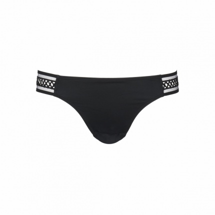 AUBADE MAILLOT DE BAIN Slip Mini Coeur - Rose des Sables - Noir