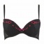 Aubade Alle des Plaisirs Soutien-Gorge Plunge Coussinet Noir Torride