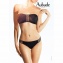 AUBADE MAILLOT DE BAIN Slip Mini Coeur - Rose des Sables - Noir