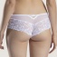 Aubade Shorty Au bal de Flore Blanc